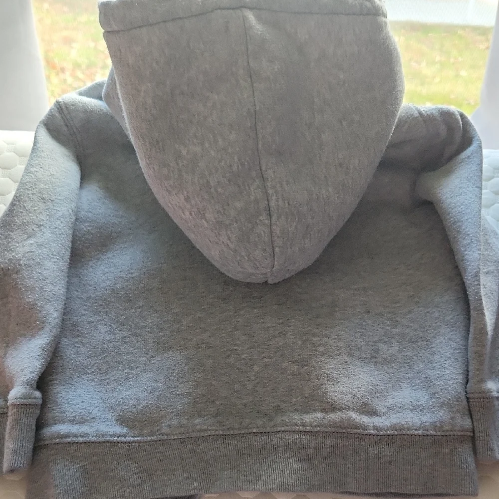 3/$10 Baby GAP Hoodie with Plaid Logo|Sherpa Lining - Picture 6 of 10